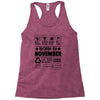 Born In November Racerback Tank