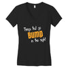 bump in the night Women's V-Neck T-Shirt