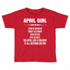 Super April Girl Toddler T-shirt