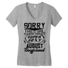 This Girl Is Taken By A Super Sexy August Boyfriend Women's V-Neck T-Shirt