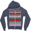 santa only comes once a year husband is always here to cheer Zipper Hoodie