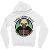 bah hum pug Zipper Hoodie