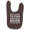 teach a man to fish Baby Bibs