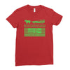 delorean trail Ladies Fitted T-Shirt
