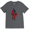 captain america flag abstract V-Neck Tee