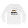 what would macgyver do tshirt funny 80s tv show tee dean richard ander Long Sleeve Shirts