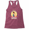 underestimate woman Racerback Tank