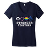 Stronger Together Women's V-Neck T-Shirt