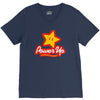 power up V-Neck Tee