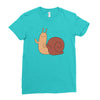 snail Ladies Fitted T-Shirt