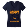 I'm Called Pappy  Because  I'm Way Too Cool To Be Called Grandfather Women's V-Neck T-Shirt