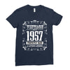 vintage made in 1957 perfectly aged a living legend Ladies Fitted T-Shirt