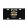 grumpy old crane operator License Plate