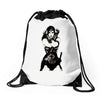 wonder woman Drawstring Bags