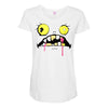 halloween face Maternity Scoop Neck T-shirt