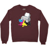 puker printer Crewneck Sweatshirt