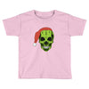 santa clous skeleton Toddler T-shirt