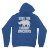 save the chubby unicorns (2) Unisex Hoodie