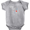 up and atom funny science best product Baby Bodysuit