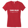 third grade squad Women's V-Neck T-Shirt