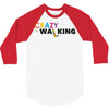 crazy for walking 3/4 Sleeve Shirt