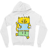 meow is running Zipper Hoodie