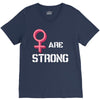 Women's March We Are Strong V-Neck Tee