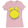 homer Ladies Fitted T-Shirt