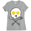 eggskull Ladies Fitted T-Shirt