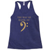 the way of bassline Racerback Tank