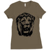 lion Ladies Fitted T-Shirt