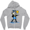 fox b Zipper Hoodie