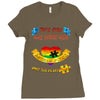 ls mug found missing piece Ladies Fitted T-Shirt
