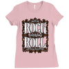 let's rock and or roll Ladies Fitted T-Shirt