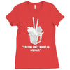 they're only noodles Ladies Fitted T-Shirt