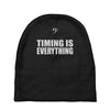 bass player timing is everything Baby Beanies