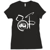 dw drum music instrument logo Ladies Fitted T-Shirt