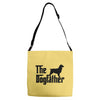 the dogfather english springer spaniel Adjustable Strap Totes