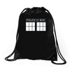 police box for who Drawstring Bags