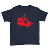 Canada Continent Roots Youth Tee