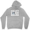 crazy lady shark Unisex Hoodie