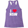 i heart nsw Racerback Tank