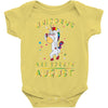 UNICORNS ARE BORN IN AUGUST Baby Onesie