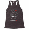 pregnant rex white and red color Racerback Tank