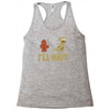 i'll wait Racerback Tank