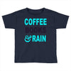 coffee books and rain Toddler T-shirt