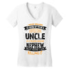 Super Cool Uncle Of A Freaking Awesome Nephew Women's V-Neck T-Shirt