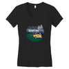 Way Down We Go Women's V-Neck T-Shirt