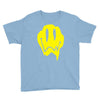 melting acid smiley face Youth Tee