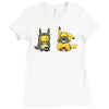 totoro &amp; pikachu onesie Ladies Fitted T-Shirt